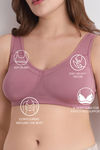 Wacoal Single Layered Non-Wired Full Coverage T-Shirt Bra - Pink — thumbnail 8