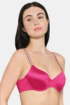 Wacoal Padded Regular Wired 3/4Th Coverage T-Shirt Bra - Red — thumbnail 4