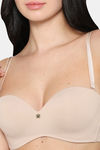 Wacoal  Non-Wired Medium + Coverage Push-Up Bra - Beige — thumbnail 7