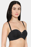 Wacoal  Non-Wired Medium + Coverage Push-Up Bra - Black — thumbnail 5