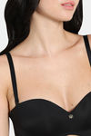 Wacoal  Non-Wired Medium + Coverage Push-Up Bra - Black — thumbnail 6