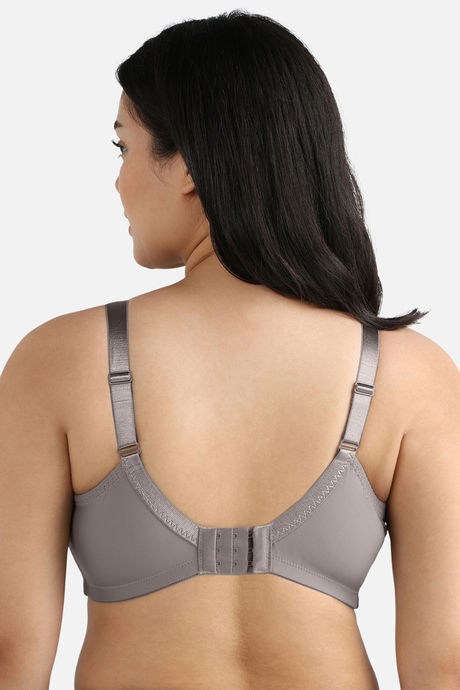 Wacoal Single Layered Non-Wired Full Coverage T-Shirt Bra - Grey — image 3