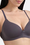 Wacoal Padded Non-Wired 3/4Th Coverage T-Shirt Bra - Grey — thumbnail 5