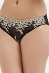 Wacoal Low Rise Half Coverage Bikini Panty - Black — thumbnail 3
