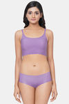 Wacoal Medium Rise Half Coverage Hipster Panty - Purple — thumbnail 5