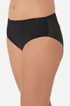 Wacoal Medium Rise Half Coverage Bikini Panty - Black — thumbnail 3