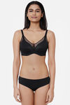 Wacoal Medium Rise Half Coverage Bikini Panty - Black — thumbnail 6