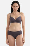 Wacoal Medium Rise Half Coverage Hipster Panty - Grey — thumbnail 7