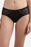 Wacoal Medium Rise Half Coverage Hipster Panty - Black — thumbnail 1