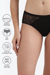 Wacoal Medium Rise Half Coverage Hipster Panty - Black — thumbnail 6