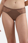 Wacoal Medium Rise Half Coverage Hipster Panty - Brown — thumbnail 1