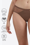 Wacoal Medium Rise Half Coverage Hipster Panty - Brown — thumbnail 6