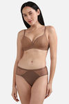 Wacoal Medium Rise Half Coverage Hipster Panty - Brown — thumbnail 7