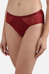 Wacoal Medium Rise Half Coverage Hipster Panty - Red — thumbnail 4