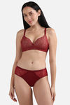 Wacoal Medium Rise Half Coverage Hipster Panty - Red — thumbnail 7