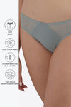Wacoal Low Rise Half Coverage Bikini Panty - Grey — thumbnail 6
