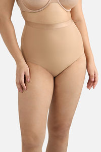 Wacoal Seamless Mid Waist Shaper Panty - Beige — thumbnail 1
