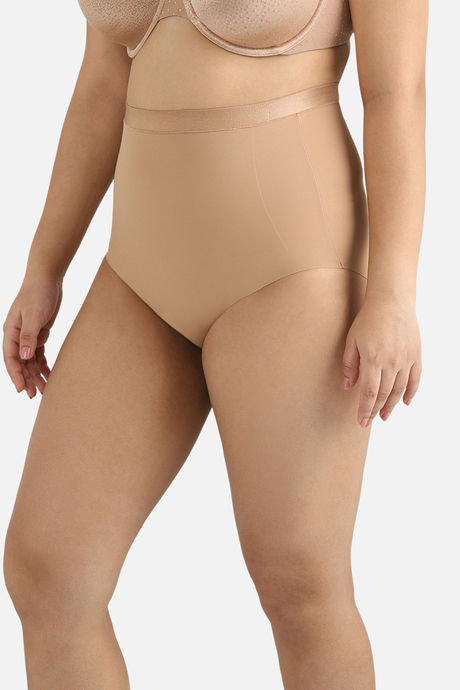 Wacoal Seamless Mid Waist Shaper Panty - Beige — image 3
