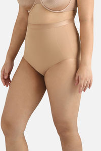 Wacoal Seamless Mid Waist Shaper Panty - Beige — thumbnail 3