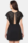 Wacoal Flared Relaxed Fit Nylon Chemise - Black — thumbnail 5
