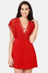 Wacoal Relaxed Nylon Chemise - Red — thumbnail 1