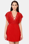 Wacoal Relaxed Nylon Chemise - Red — thumbnail 2