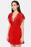 Wacoal Relaxed Nylon Chemise - Red — thumbnail 3