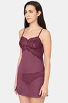 Wacoal Relaxed Nylon Chemise - Pickled Beet — thumbnail 2