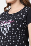 Shararat Cotton Pyajama Set - Black — thumbnail 6