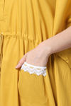 Shararat Cotton Loungewear Dress - Yellow — thumbnail 7