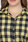 Shararat Cotton Sleep Shirt - Yellow — thumbnail 7