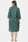 Shararat Cotton Sleep Shirt - Green — thumbnail 4