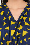Shararat Cotton Full Length Nightdress - Yellow — thumbnail 6