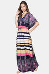Shararat Cotton Full Length Nightdress - Pink — thumbnail 2