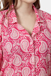 Shararat Cotton Full Length Nightdress - Pink — thumbnail 7
