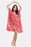 Shararat Cotton Full Length Nightdress - Pink — thumbnail 5