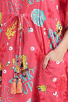 Shararat Cotton Full Length Nightdress - Pink — thumbnail 8