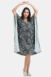 Shararat Cotton Full Length Nightdress - Grey — thumbnail 6