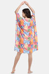 Shararat Cotton Full Length Nightdress - Pink — thumbnail 4