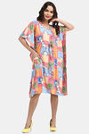 Shararat Cotton Full Length Nightdress - Pink — thumbnail 5