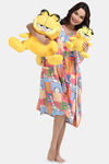 Shararat Cotton Full Length Nightdress - Pink — thumbnail 7