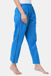 Shararat Cotton Loungewear Bottom - Blue — thumbnail 3
