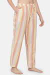 Shararat Cotton Loungewear Bottom - Orange — thumbnail 3