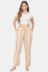 Shararat Cotton Loungewear Bottom - Orange — thumbnail 5