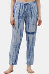 Shararat Cotton Loungewear Bottom - Blue — thumbnail 1