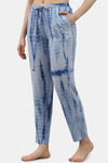 Shararat Cotton Loungewear Bottom - Blue — thumbnail 2