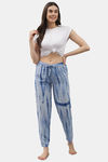 Shararat Cotton Loungewear Bottom - Blue — thumbnail 6
