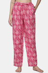 Shararat Cotton Loungewear Bottom - Pink — thumbnail 1