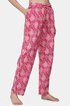 Shararat Cotton Loungewear Bottom - Pink — thumbnail 3