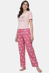Shararat Cotton Loungewear Bottom - Pink — thumbnail 6